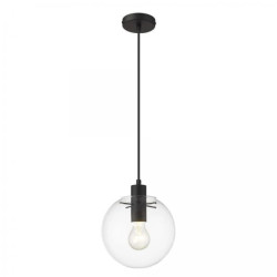 Lampa wisząca Puerto czarna 1xE27 Light Prestige