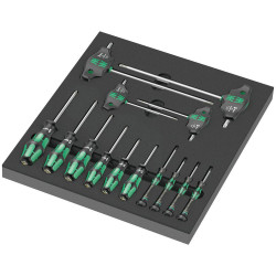 Wera 05150103001 9712 Foam Insert TORX&#xAE; HF Screwdriver Set 1 14 pieces