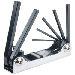 kwb 147280 Allen key set 7-piece CV steel browned in Metal holder