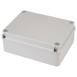 Gewiss GW 44 207 Junction Box Ip56 Screwed Lid Grey 190 x 140 x 70mm
