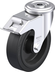 Blickle 941890 LER-POEV 125XR-FI Rolka obrotowa z blachy stalowej Średnica koła: 125 mm Maksymalne obciążenie: 150 kg 1