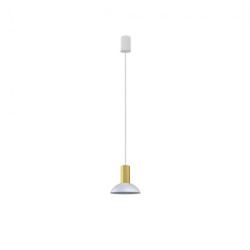 Lampa wisząca HERMANOS C WHITE/SOLID BRASS 8037 Nowodvorski Lighting