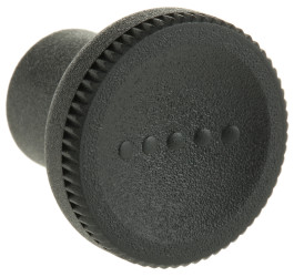 Pokrętło mocujące M8 długość gwintu: 12mm średnica pokrętła 25mm średnica gwintu: 8mm Wersja radełkowana Otwór