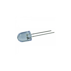 Dioda LED 10mm 12V czerwona S.J. clear - LED1052