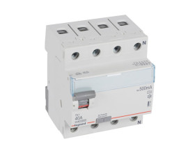 Wyłącznik różnicowoprądowy 4P 40A 500mA typ A P304 typ A serii tx3 411795 LEGRAND