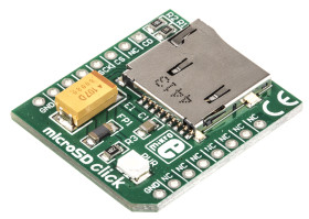 Zestaw badawczo-rozwojowe – pamięci, rodzaj: Płytka Click mikroBus