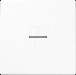 LS 990 KO5 WW 1-gang rocker switch with light guide, Duroplast, alpine white