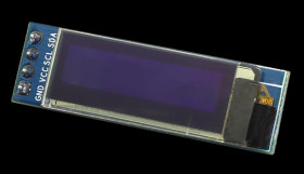 Opencircuit OLED display 128 x 32 I2C - Blue