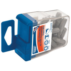 Draper Expert 34220 No.2 PZ TYPE 1/4" Insert Bits in Plastic Storage Case 20 Pc