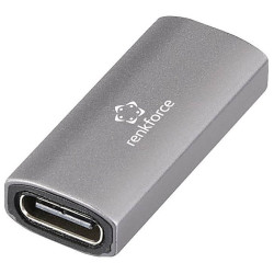 Renkforce RF-3795558 USB-C Adapter 8K UHD 1x USB-C socket to 1x USB-C socket