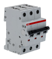 Wyłącznik nadprądowy MCB, Typ C, 3-biegunowy, 13A, 400V, na szynę DIN, ABB S203-C13, S200