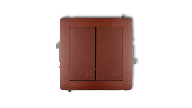 Mechanizm Łącznika Podwójnego Krzyżowego Brązowy Metalik 9Dwp-66