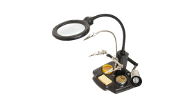 Zestaw Optyczny Trzecia Ręka Z Lupą Led I Podstawką Pod Lutownicę Sn-396