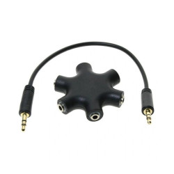 Rozgałęźnik JACK 3,5mm x 6gn. adapter