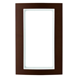 KNX Ramka z dużym wycięciem Berker B.3 alu brązowy/biały 13093021