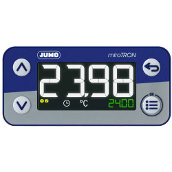 Jumo 768119 Thermostat 76x36mm Heating/Cooling LCD USB Configurable