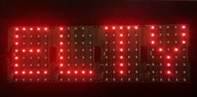 Moduł wyświetlacz LED 5x8 wysokość znaku 10cm