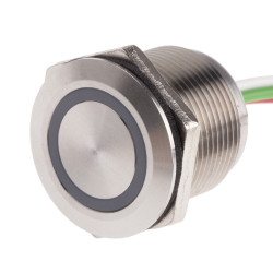 Przełącznik pojemnościowy Zatrzaskowy Zwierny Pojemnościowy LED Czerwony