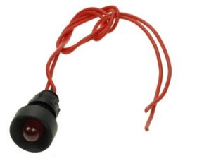 KONTROLKA KLP10GR/230V 13MM PODŚW.CZERW.