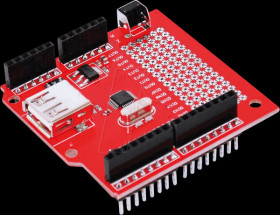 EX010 Arduino Shield - USB host compatible with Google Android ADK