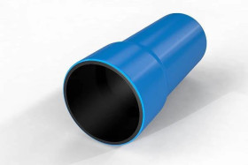 Rura RHDPE 160x8 DNK (6m/120m) dwukielichowa niebieska RHDPE*160X8 DNK L6 /6m/