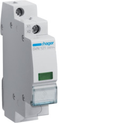 Wskaźnik zasilania 1xLED zielony SVN121 230V HAGER