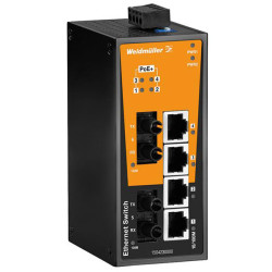 Weidm&#x171;ller 1504230000 IE-SW-BL06-4POE-2S Industrial Ethernet Switch