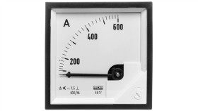 Amperomierz Analogowy Prądu Zmiennego Tablicowy Ea17 72X72, 600A Do...