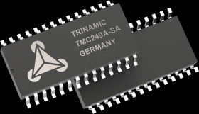 TMC249A-SA Stepper motor driver, 8 outputs, 6Aout, SPI, SOL-28