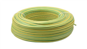 Kabel Silikonowy Sif 180C 300/500V 1 Ciepłoodporny Lsoh Żółto-Zielony Linka...