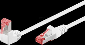 51548 Network cable Cat.6 S/FTP angled / straight, 0.25 m