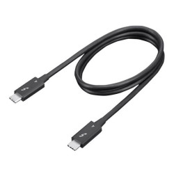 Lenovo 4X91K16968 Thunderbolt 4 cable Black 0.70 m 8K UHD USB-C plug