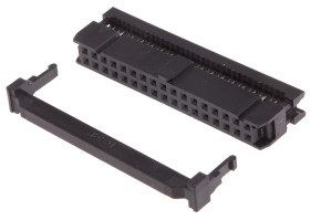 Złącze IDC 34-pinowe 2-rzędowe raster: 2.54mm Żeński Montaż na kablu RS PRO