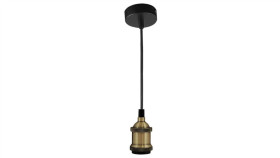 Lampa Wisząca Sufitowa Loft Industrial Zawiesie Z Oprawką E27 Patyna Nola Il...