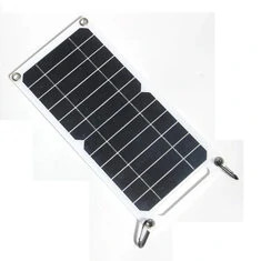 6W Wysoko Wydajne Panele Ładowania Słonecznego Przenośne Urządzenie Zewnętrzne USB Opane Pokrycie Celulozy Monokrystalicznej Dos