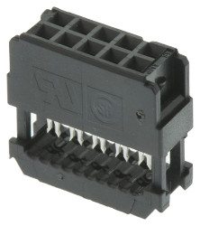 Złącze IDC 10-pinowe 2-rzędowe raster: 2.54mm Żeński Montaż na kablu TE Connectivity