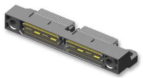 Gniazdo PCB 100 -pinowe 2 -rzędowe raster: 0.635mm Płaszczyzna podłoża przy dużej prędkości Proste SMD