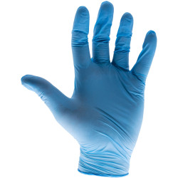 Scan KS-ST RT021 Blue Nitrile Disposable Gloves XL (Box of 100)