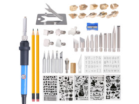 Pirograf wypalarka do drewna 60W dodatki do lutowania DSC2 KIT7