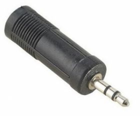 Adapter Jack: gniazdo 6.3 - wtyk 3.5 stereo