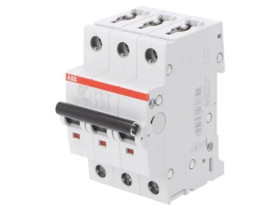 SZ203-C13 Wyłącznik nadprądowy, 400VAC, Prąd znamionowy: 13A, 3-biegunowy, na szynę DIN