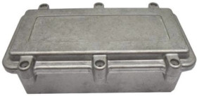 Obudowa ekranowana Srebrny IP67 Silikon, 192 x 96 x 67mm, RS PRO