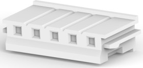 Socket housing, 5 pole, pitch 2.5 mm, straight, natural, 440133-5