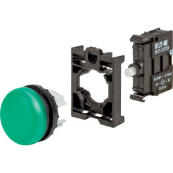 Kontrolka 250V ac Zielony Eaton średnica wycięcia 22.5mm