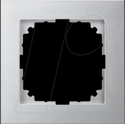 MEG4010-3660 M-PURE frame - 1-gang, aluminium