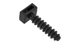 Podstawka Wciskana Do Opasek Kablowych 8X38 Czarny /20Szt./