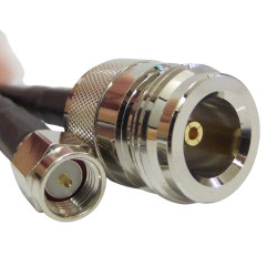 Kabel koncentryczny złącze A SMA złacze B N Type długość 4m typ kabla Coaxial Cable Z zakończeniem