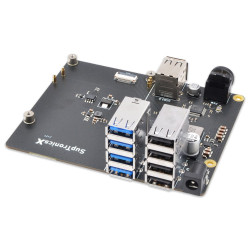 SupTronics X1013 10-Port USB Hub Add-on for Raspberry Pi 5