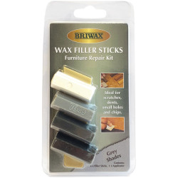 Briwax BWSWSGRY Wax Filler Sticks Grey Shades (Pack 4)