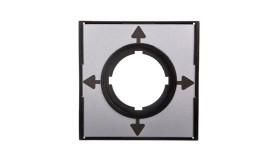 Tabliczka Opisowa Aluminium Kwadratowa Strzałki Góra/Dół - Lewo/Prawo...